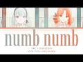 TAK 'numb numb' (Color Coded Lyrics)