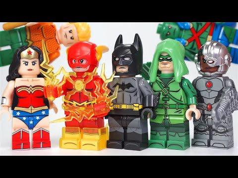 LEGO Justice League Classic | Batman | Flash | Green Arrow Unofficial Lego Minifigures KDL853