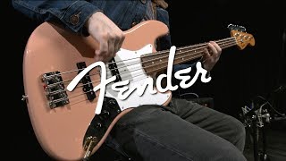Video thumbnail for Fender MIJ Traditional 60s Jazz Bass RW, Flamingo Pink by Gear4music Guitars