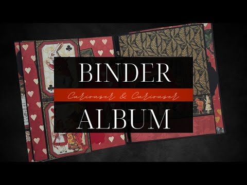 Unbox & Create! Curiouser & Curiouser Album Kit | Featuring Binder Album with Interactive Pages
