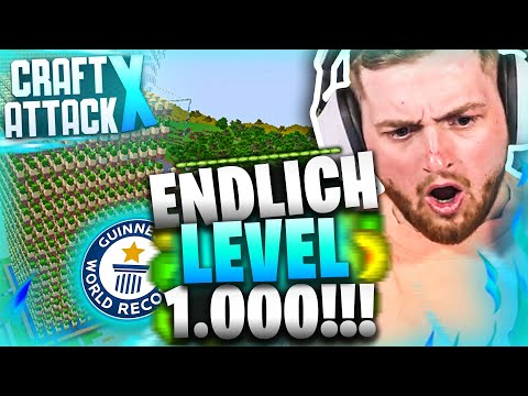 😨🤯WELTREKORD geschafft! - ROAD to 2.000 Level?! | 12 MIO Kakteen GEBRANNT in Craft Attack 10!