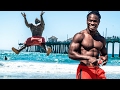 Beach Beasts! Alseny and Saliou Huntington Beach Beast Tribe Acrobats from West Africa