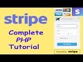 Stripe Complete PHP Tutorial STRIPE COMPOSER INSTALL STRIPE BASIC INTEGRATION
