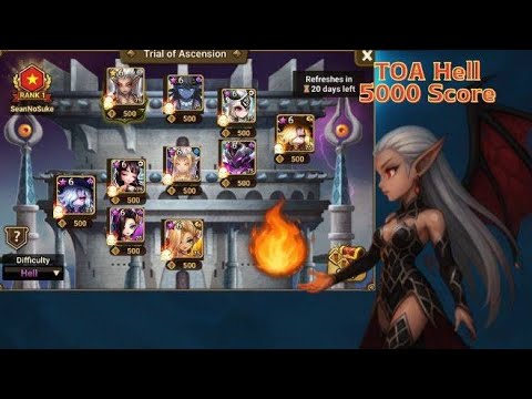 TOA Hell 5000 Score October - November 2025