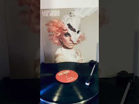 LADY GAGA - Lovegame (ChewFu Ghettohouse Fix ft Marilyn Manson) 🤍 The Remix 🤍 Vinyl #shorts