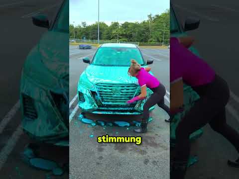 Ich putze kostenlos das Auto eines Fremden! 🚗😳1 #kurzvideo
