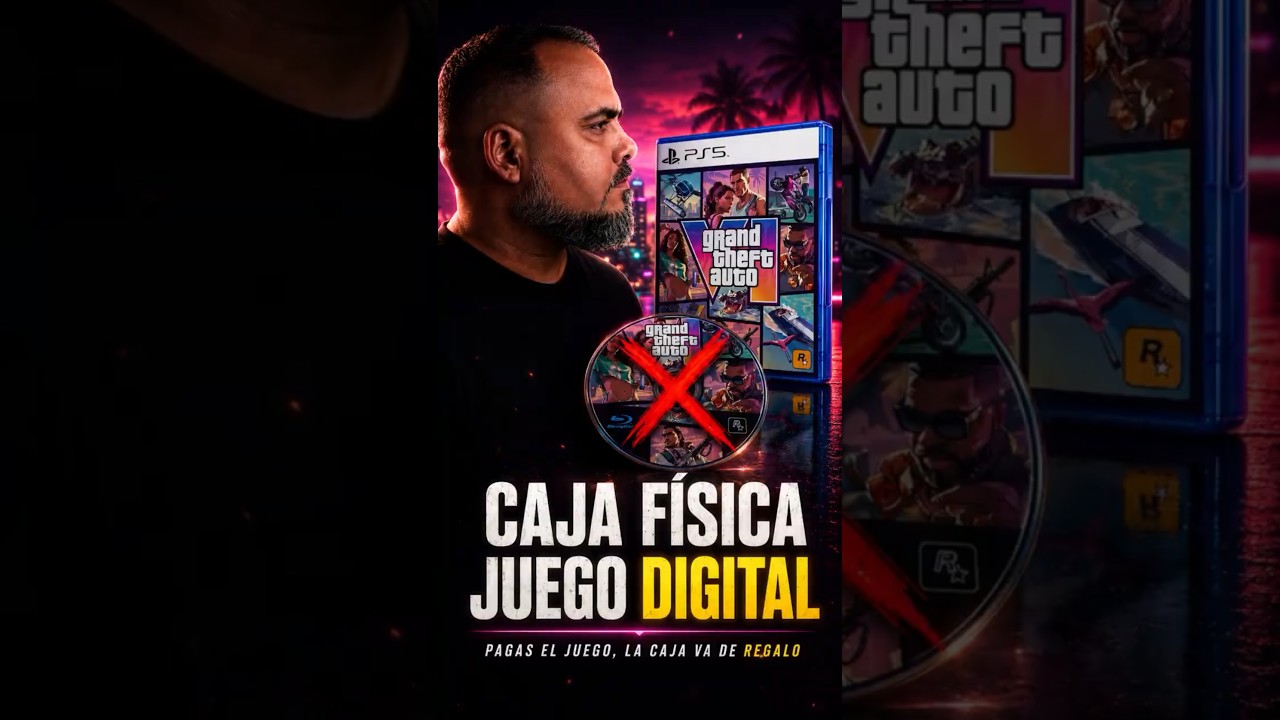 GTA 6 SIN DISCO: La Caja Física Solo Trae un Código
