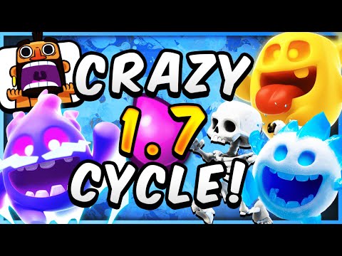 1.7 ELIXIR! CHEAPEST HOG CYCLE in CLASH ROYALE!