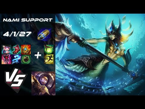 SUPPORT Nami vs Blitzcrank - NA Grandmaster Patch 25.24