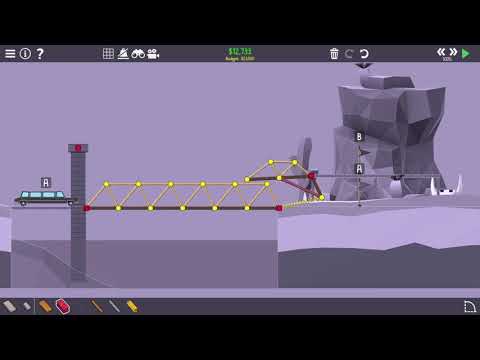 Poly Bridge 2 | 4-04 Trap Door