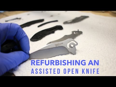 Refurbishing an assisted blade knife - Kershaw Clash