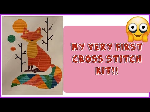 My Very First Cross Stitch Kit...what did i get myself into