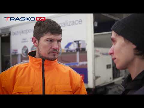 Technik pro obsluhu kanalizačního robota TRASKO