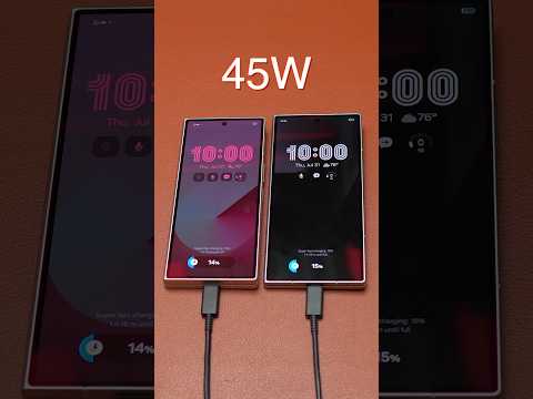 Galaxy Z Fold 7 vs Z Fold 6 Charging 15w to 45w