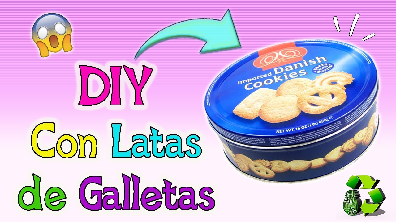 Caja De Galletas Con Hilos Y Agujas