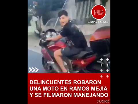 La Matanza: robaron una moto, se filmaron paseando y siguen libres