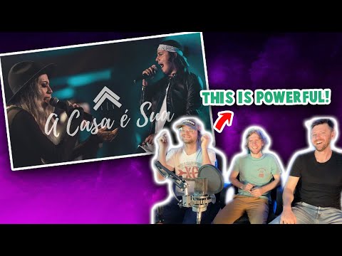 THE HOUSE IS YOURS - HOUSE WORSHIP | AMERICAN GOSPEL SINGER REACTING TO BRAZILIAN GOSPEL MUSIC