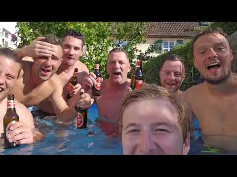 VfL Witzhelden II feiert 3:2-Sieg bei Genclerbirligi Opladen mit Pool-Party (10.9.23)