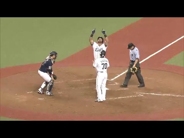 【4回裏】すごい滞空時間!! ライオンズ・メヒアの目の覚めるような一発!! 2016/7/8 L-Bs