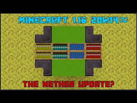 MaxStuff - Minecraft 1.16 - Snapshot 20w14∞ - Box of Infinite Books & Netherite Stairs!