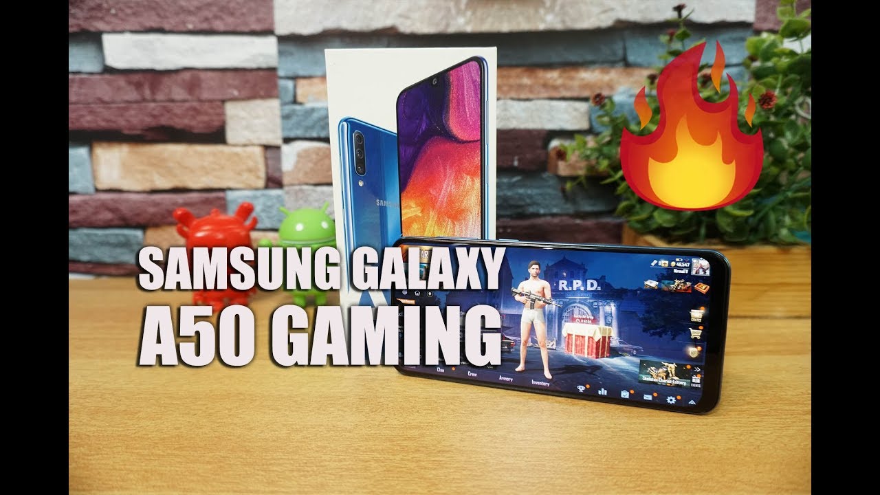 Samsung Galaxy A50 Gaming Review with PUBG Mobile  Heating, Battery drain and Benchmark