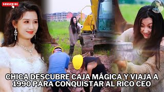 Chica descubre caja mágica y viaja a 1990 para conquistar al rico CEO #películas #drama #doramas