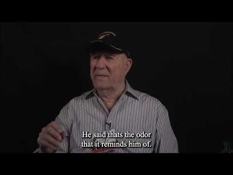 CLIP - Hilbert Margol describes what he saw when his unit liberated Dachau on April 29, 1945