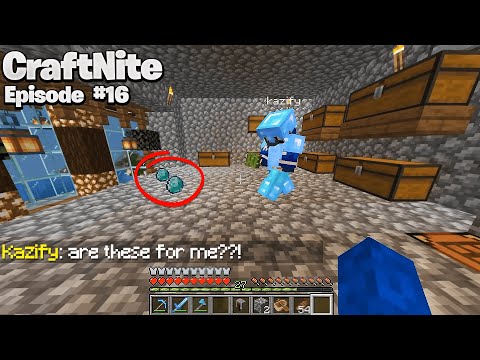 CraftNite: Episode #16 - I went to Kaz's House and did THIS...