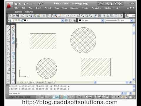AutoCAD Tutorial Circle Command 3 Point 2 Point Tan Tan Radius Tangent Circles
