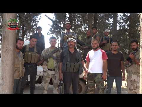 عودة عناصر تجمع القادسية من بلدة الجلمة في ريف حماة بعد المشاركة في التصدي لقوات النظام وهي تحاول اقتحام البلدة من ثلاث محاور