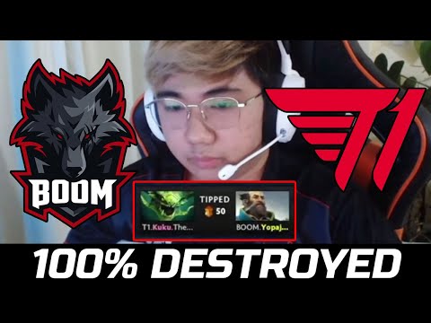 T1 VS BOOM GAME 1 - 100% DESTROYED DPC SEA 2022 GRAND FINAL