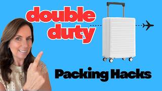 Double Duty Travel Essentials for Carry On Packing #packing #travelhacks #packinghacks