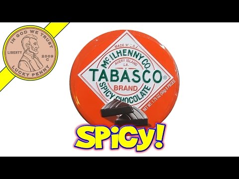 Tabasco Spicy Dark Chocolate Wedges Tin, McIlhenny