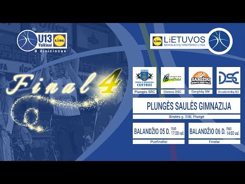 LIDL - MKL: U13 berniukų B F4 | Plungės SRC - Litnaglis v Gargždų SM