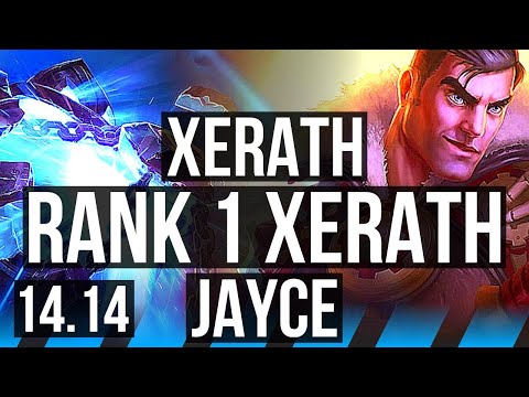 XERATH vs JAYCE (MID) | Rank 1 Xerath, 12/1/13, 70% winrate, Legendary | VN Challenger | 14.14