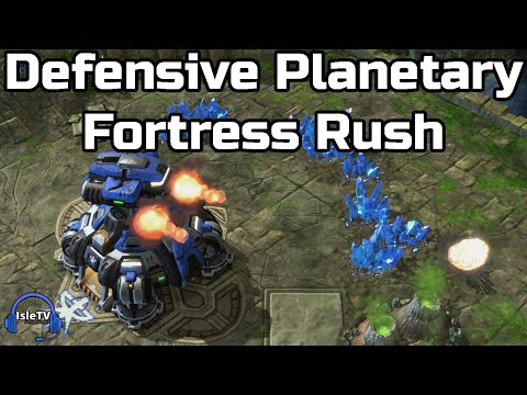 StarCraft 2: Ladder Heroes - PLANETARY FORTRESS rush... for Defence!