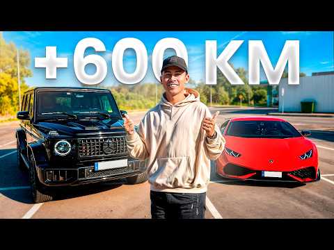 +600 KM AO VOLANTE DE UM LAMBORGHINI HURACÁN E DE UM G-WAGON ! | AllSpeedDrive