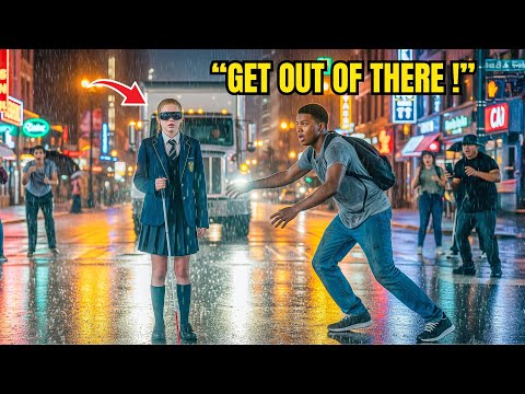 Everyone Ignored the Lost Blind Girl — Until a Poor Black Boy Helped Her, His Life Changed Forever