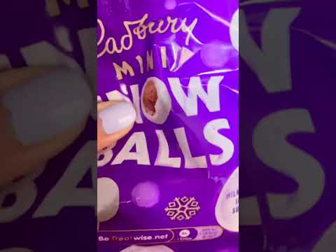 New😍💥Cadbury Mini Snowballs 🍫#asmr #cadbury #shorts #viralshort