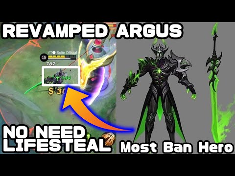 ARGUS REVAMPED is INSANE | No Need Lifesteal is REAL 😂😂 | MLBB