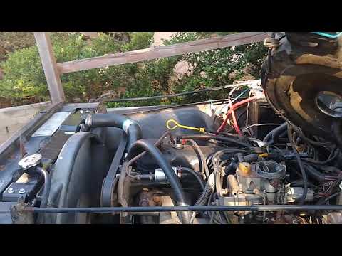 Adjusting Carter bbd carburetor Jeep CJ7 1984