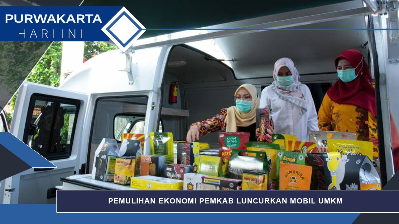 PULIHKAN EKONOMI DI MASA PANDEMI, PEMKAB PURWAKARTA LUNCURKAN MOBIL UMKM