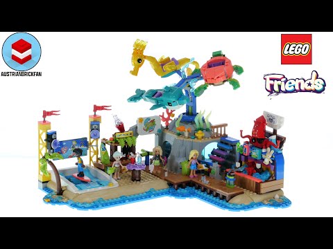 Vidéo LEGO Friends 41737 : Le parc d’attractions à la plage