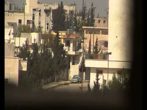 استهداف سيارة لقوات النظام داخل مدرسة الشرطة من قبل كتائب الخال