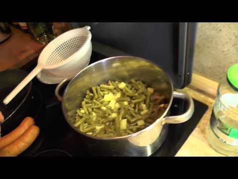 Grüne Bohneneintopf, mit frischen grünen Bohnen noch viel leckerer.