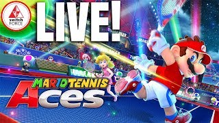 Mario Tennis Aces - Unlocking ALL Characters LIVE!