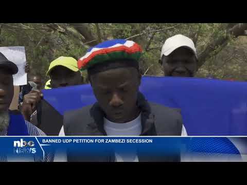 Banned UDP members protest in Katima Mulilo - nbc