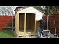 Building a shed by yourself