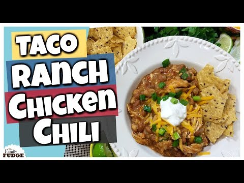Taco Ranch Chicken Chili || Tasty & EASY Dump and Go Crock Pot Recipe