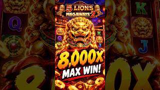 5 Lions Megaways 2 MAX WIN! 8,000x by Pragmatic Play 🦁